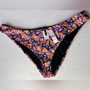 NWT J.Crew Women’s Bikini Bottom Floral in Painted Blocked Print  3X